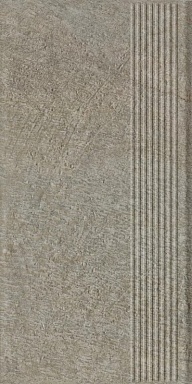 Ступень Paradyz Eremite Taupe Stopnica Prosta Struktura Mat 30x60