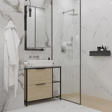 Керамогранит Royce R_NR1002 Carrara Marmo Matt 60x60