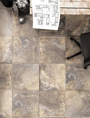 Керамогранит Goldis Tile SLUP PA0E Galaxy Brown Rustic Rectified 59.7x119.8