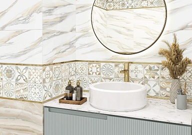 Alma Ceramica BWM51MET808 бордюр Metallic Glossy Gold 12*500*9