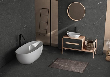 Керамогранит Global Tile GT1206014305MCR Lakeside Черный 60x120