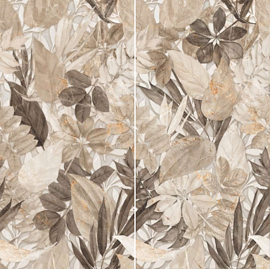 Декор La Fenice 12GNDEC01RET Genesis Decoro Flora Warm Rett R10 60х120