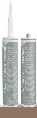 Смеси и затирки Kerakoll Silicone Color Fugabella Color герметик 33 310мл
