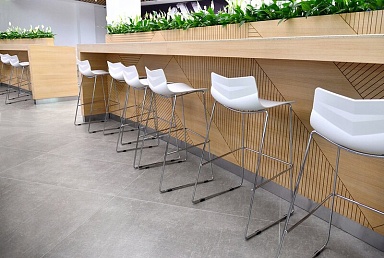 Ступень Idalgo Granite Stone Cement Grey / Гранит Стоун Цемент Серый SR 120x30