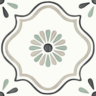 Керамогранит Harmony 31084 Tanger Sand Flower 12.3x12.3
