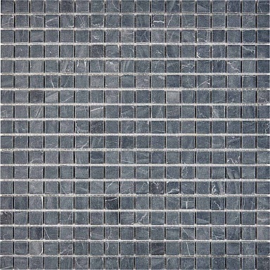 Мозаика Pixmosaic PIX247 Nero Marquna из мрамора матовая 15x15 305х305x4