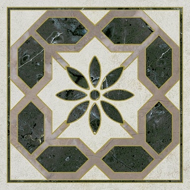 Декоративная вставка Kerama Marazzi OS/A312/SG606220RL Серенада 3 лаппатированный обрезной 7,2x7,2