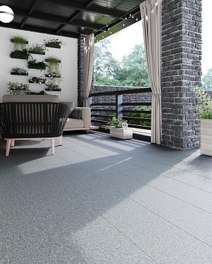 Керамогранит Березакерамика Chic GP графитовый 293x293x8