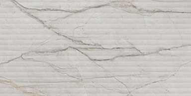 Плитка Kerama Marazzi KM6012B0110R Ифран серый светлый глянцевый структура обрезной 60x119,5x1