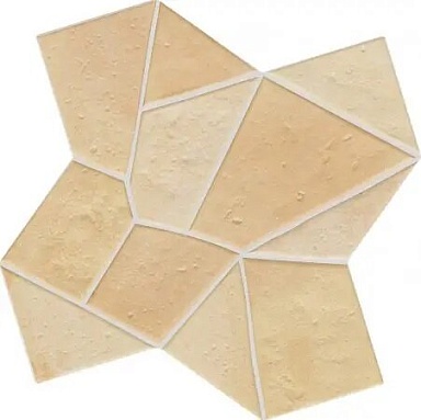 Керамогранит Wow 134496 Trencadis Gaudi Sand 25,5x25,5