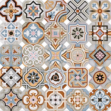 Декор VIVES Octogono Musichalls Multicolor 20x20 g. 156 MIX