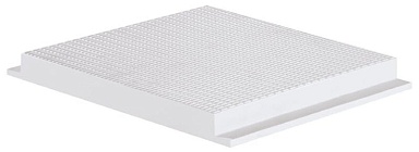Serapool 203-2030 Petit Carre Двухпрофильная противоскользящая плитка с сетчатой поверхностью L 24,5x24,5