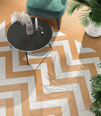 Керамогранит Kerama Marazzi SG403500N Паркетто оранжевый 9.9*40.2