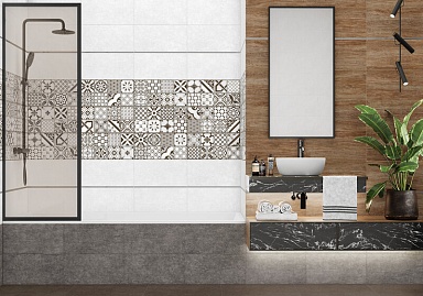 Плитка Alma Ceramica TWU2550BOH70 Boho рельефная 249x500x8