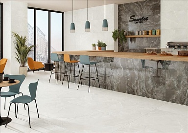 Керамогранит STN Ceramica Scarlet Soft Ivory Polished Rect 6mm 120x280