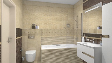 Плитка LB-Ceramics 1064-0157 Миланезе дизайн каррара 20х60
