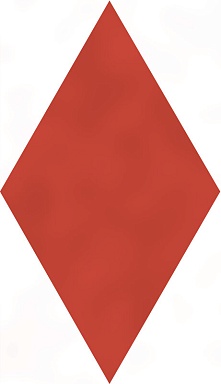 Kerama Marazzi KMD2SRB007BN Декор Риад красный глянцевый 13,5x7,8x0,9