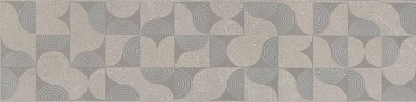Бордюр Kerama Marazzi AZ/B005/11232R Авенида серый светлый матовый обрезной 60х14,5