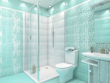Мозаика AltaCera DW7MSC16 Mosaic Aquamarine 30.5x30.5