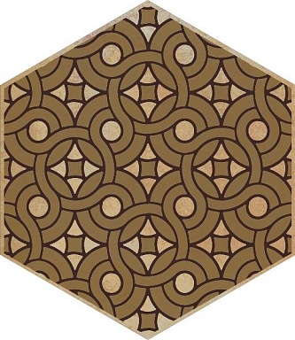 Декор Kerama Marazzi VT/A559/SG23039N Гроссето жёлтый 20x23,1
