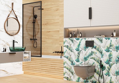 Плитка Delacora WT93BAB00 Barbados Calacatta 300x900x10,5