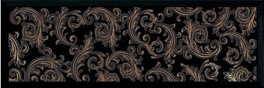 Декор Versace 0265027 BAROCCO BLACK 20 x 60