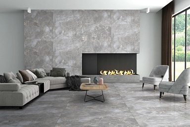 Керамогранит Realistik Stone Grey Lapato Carving 60x120
