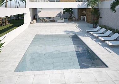 Ступень Ceramica Mayor Cements Warm Peldano Recto 120x33