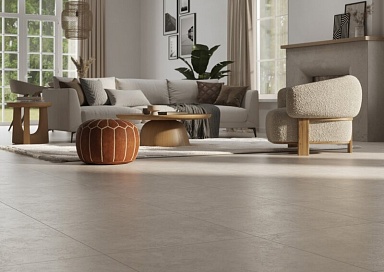 Керамогранит Cersanit 17890 Limestone бежевый рельеф ректификат 59.8х59.8