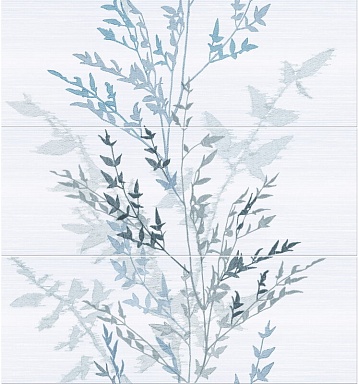 Панно Keraben Decor Nippon (set 3 pz) Blanco 75*70
