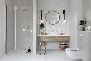 Плитка Gracia Ceramica 010100001152 Лилит серый низ 03 25х40