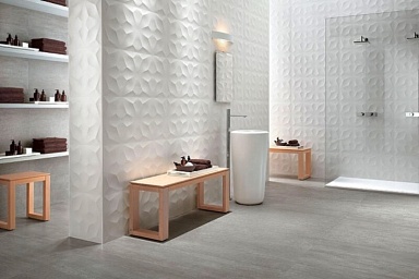 Плитка Atlas Concorde Italy 8DSO (8DSW) 3D Wall Solid White Matt. 40x80
