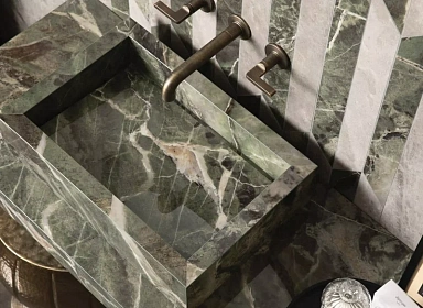 Керамогранит Rex Ceramiche Heritage Luxe Flame Glossy 6mm 120x280