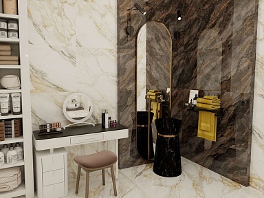 Декор Velsaa Mosaic Calacata Paonazzo 78 Hexagone 28x33