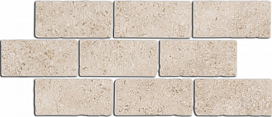 Бордюр Kerama Marazzi BR024 Роверелла бежевый мозаичный 34.5x14.7