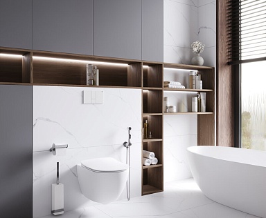 Керамогранит Laparet Atlantic White i белый сатинированный 60x120