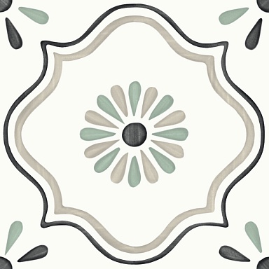 Керамогранит Harmony 31084 Tanger Sand Flower 12.3x12.3