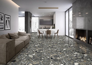Керамогранит Italica Tiles Gufa Nero High Glossy 60x60