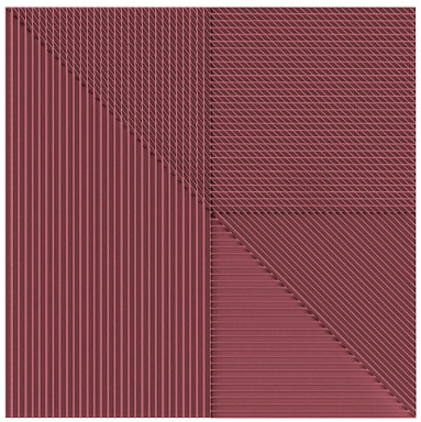 Плитка Harmony 31688 Lins Bordeaux 20x20