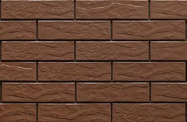 Клинкерная плитка CERRAD Elewacja Rustiko brazowa спец. 24.5x6.5