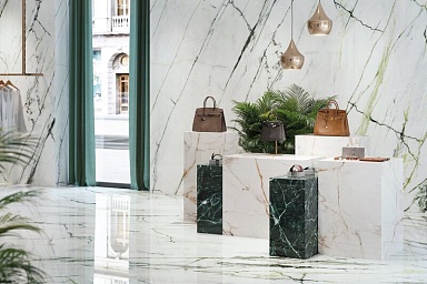 Керамогранит Urbatek 100332621 Calacatta Green Polished 120х270x0.6
