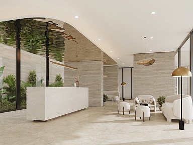 Керамогранит Tau Ceramica Travertino Gold Rec. 60x120