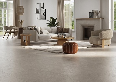 Керамогранит Cersanit 17890 Limestone бежевый рельеф ректификат 59.8х59.8