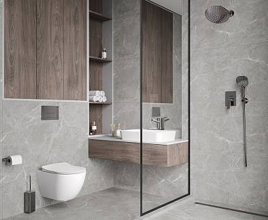 Керамогранит Ceradim Stone Cool Grey Серый Матовый 60х120