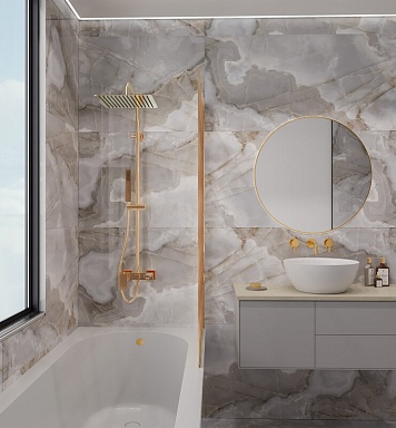 Керамогранит Arcadia Ceramica FP1011-A Rex Onyx Coffe Full Polished 60x120