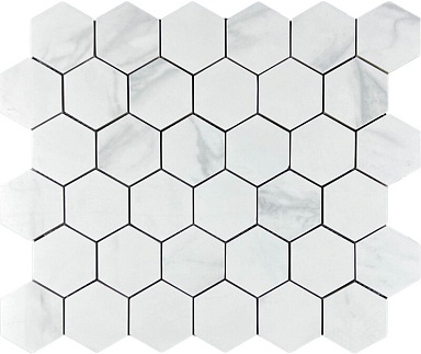 Декор Velsaa Mosaic Satuario Glacier 48 Hexagone 30.9x32.2