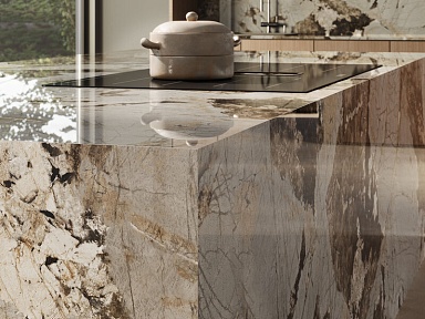 Керамогранит Venux Surface Arctic Patagonia Gloss Polished 6mm 160x320