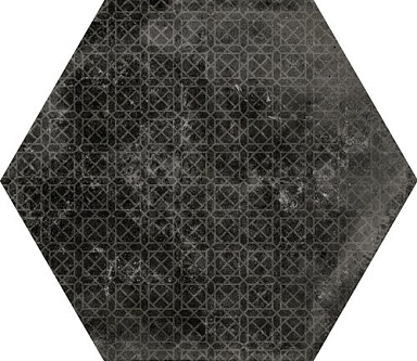 Керамогранит Equipe 23604 Urban Hexagon Melange Dark 29,2X25,4