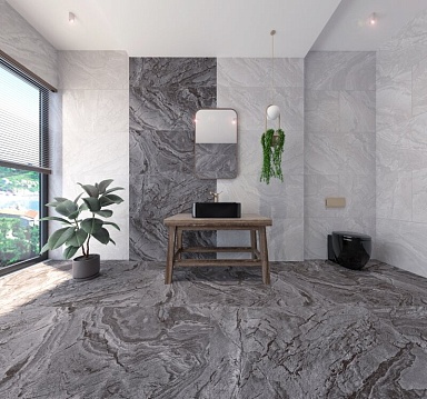 Керамогранит Usak Seramik Toronto Black Granuled Sugar 60x120