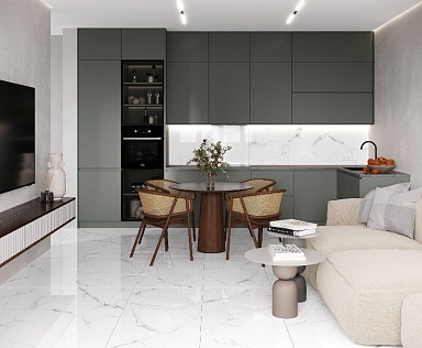 Керамогранит Laparet Pristine White белый матовый 60x60
